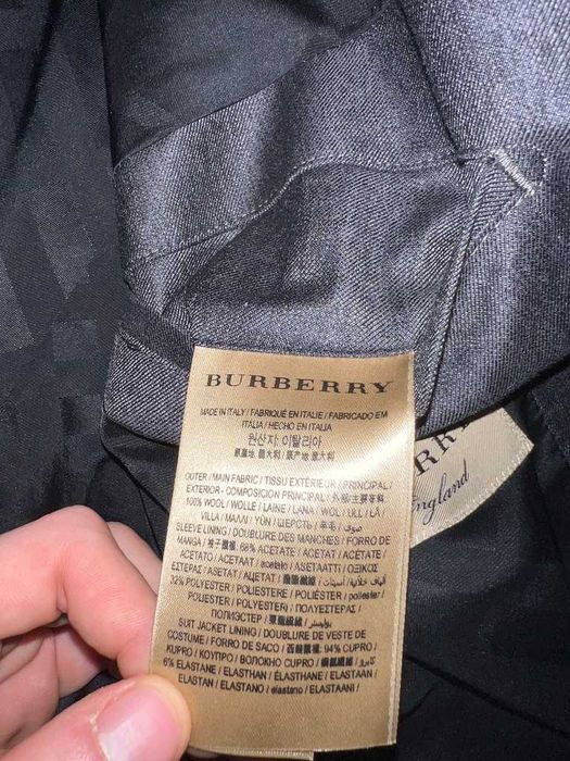 Sacou Burberry Dark Gray