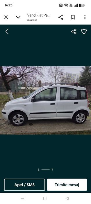 Vând Fiat panda 2008