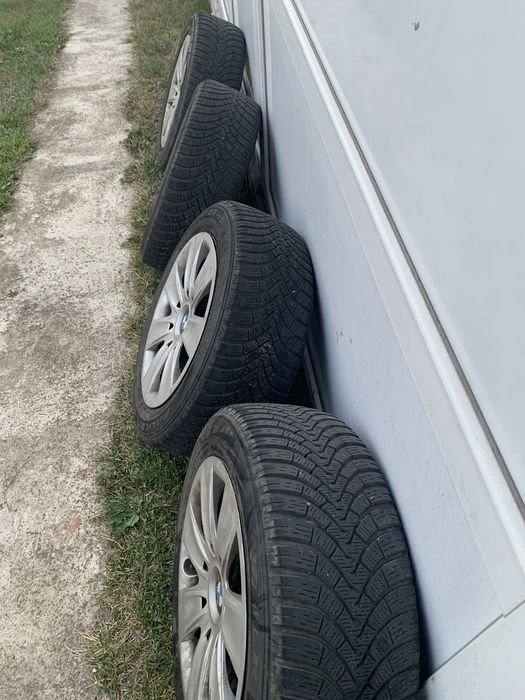 Jante Tabla 205/55R16 cu cauciucuri All Season + capace Bmw