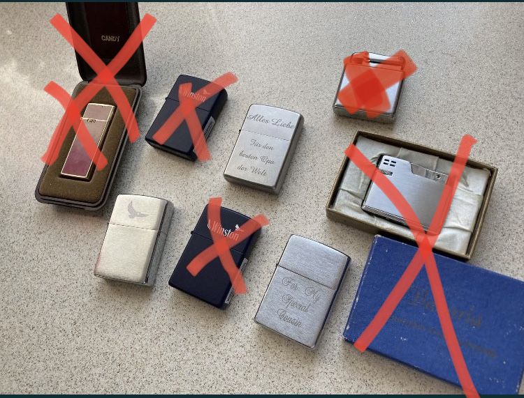 Bricheta zippo originale