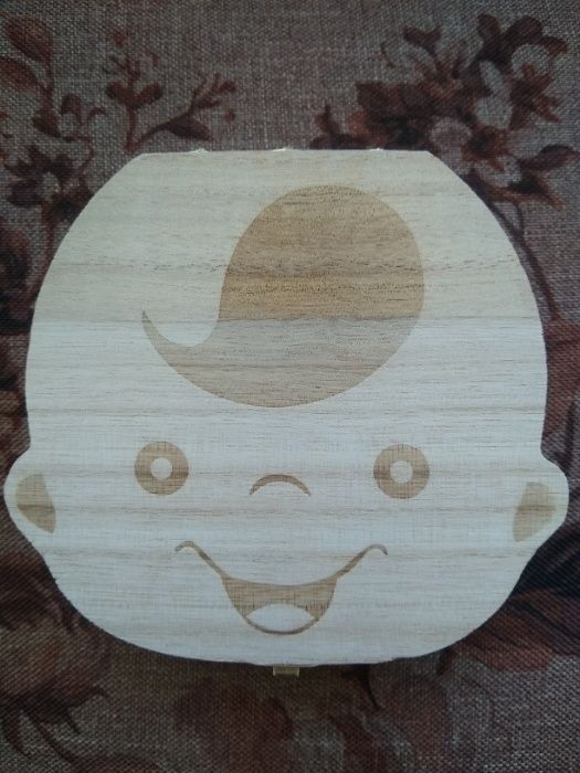 Кутия за съхранение на детски зъбки / кутия за зъби, пъпче и косичка