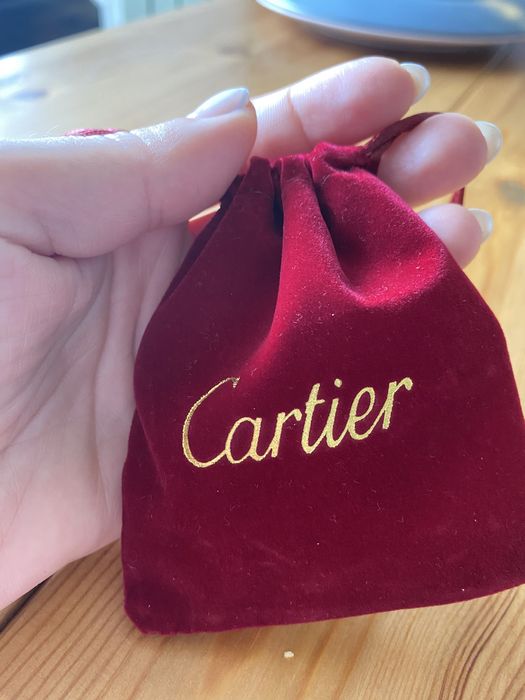 Позлатени обеци Cartier