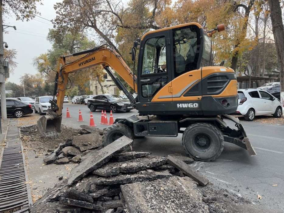 Аренда мини эксковатора. Услуги мини экскаватора.Ekskavator xizmati