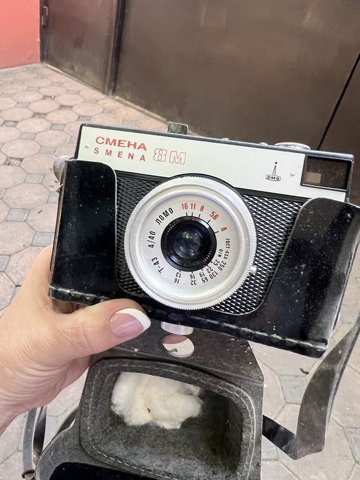 Старинный фотоаппарат