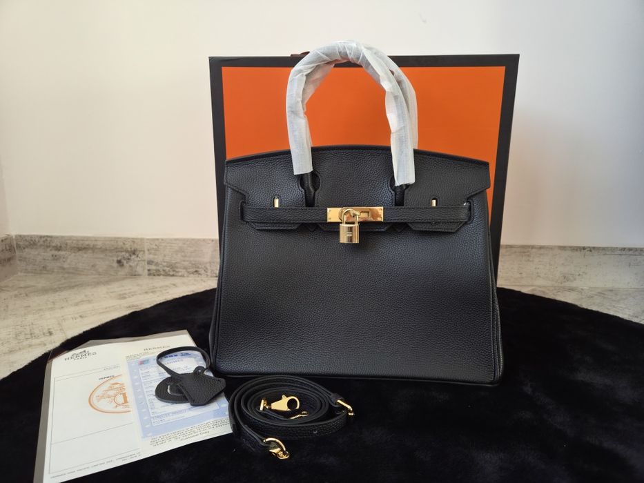 Hermes Birkin 30 Black Gold  Hardware