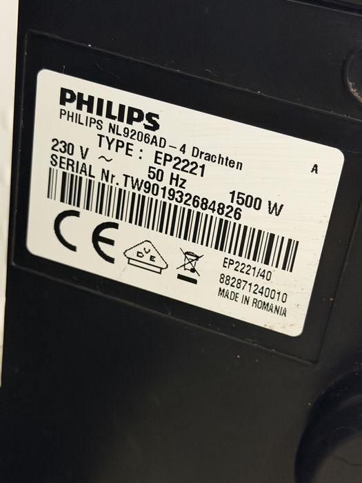 Кафемашина кафе автомат Philips EP2221 с гаранция