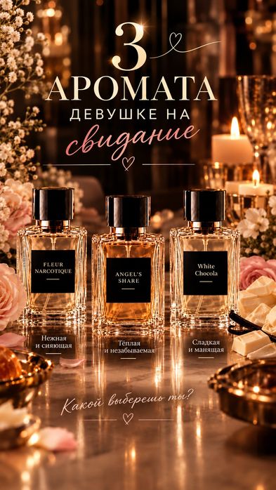 3 аромата девушке на свидание