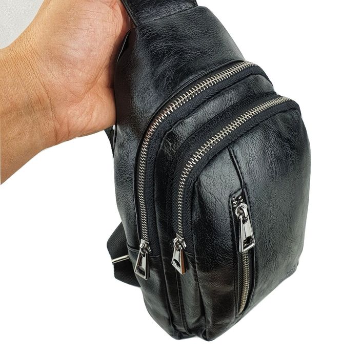 мъжка чанта кожена спортно елегантна за през гърди