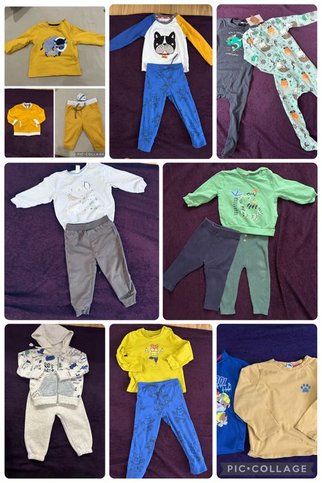 Много дрешки за момче 80-86 на известни марки