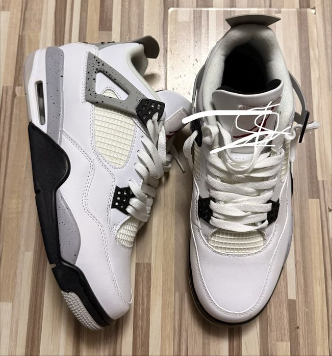 jordan 4 white cement