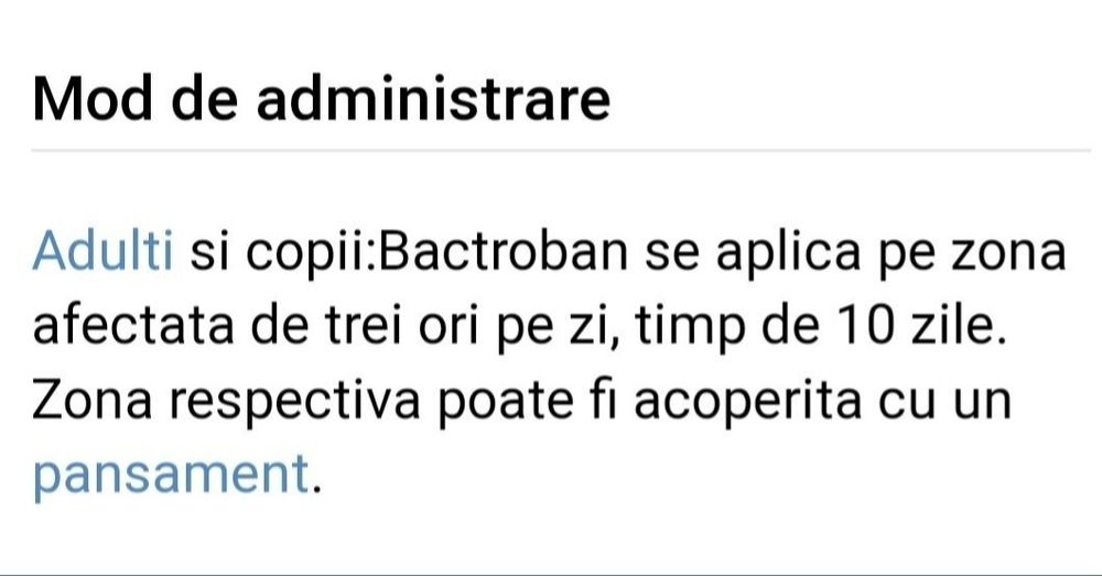 Vând unguent Mupirocin 30g