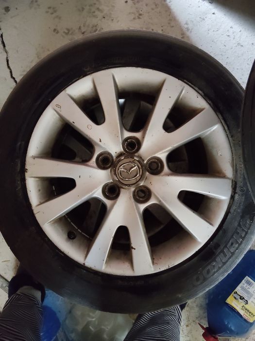 Vând jante aliaj pentru Mazda 3 205/55r16 fără senzori  preț negociabi
