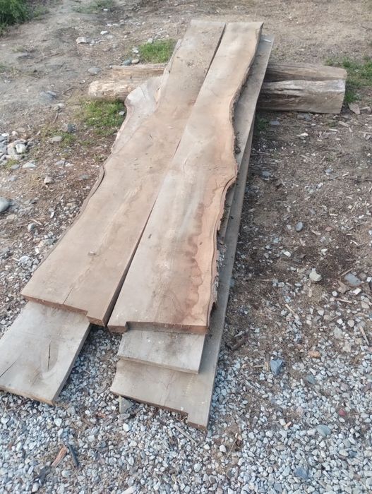 Lemn de nuc,blat de 5 cm,poște