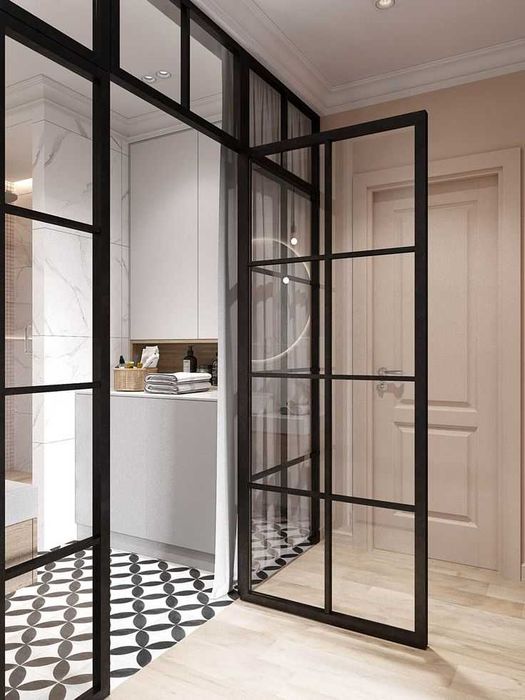 Двери и перегородки в стиле лофт