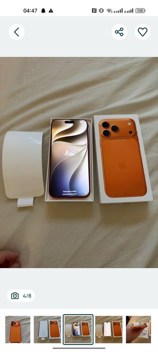 Vând urgent iPhone 17 pro max in cutie sigilat