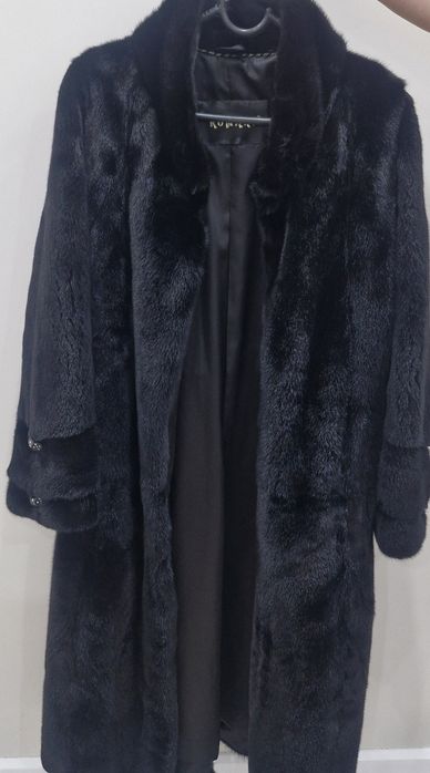 Шуба тёмно коричневый