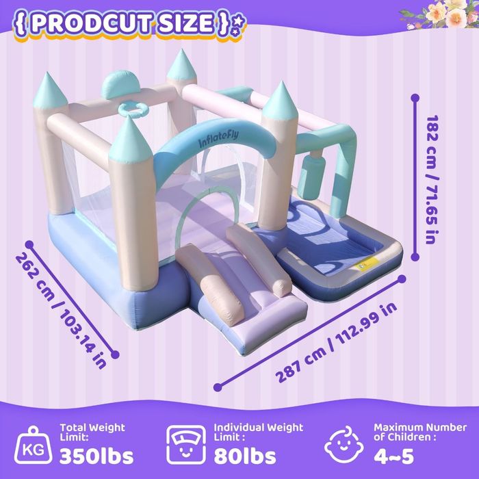 Детский надувной батут 72068 Doctor Dolphin