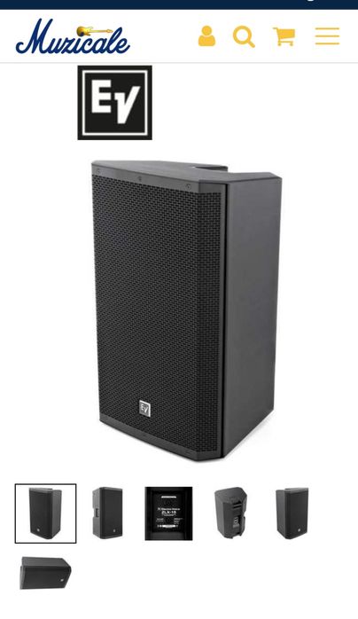 Boxe Electrovoice ZLX15 - pasive, noi