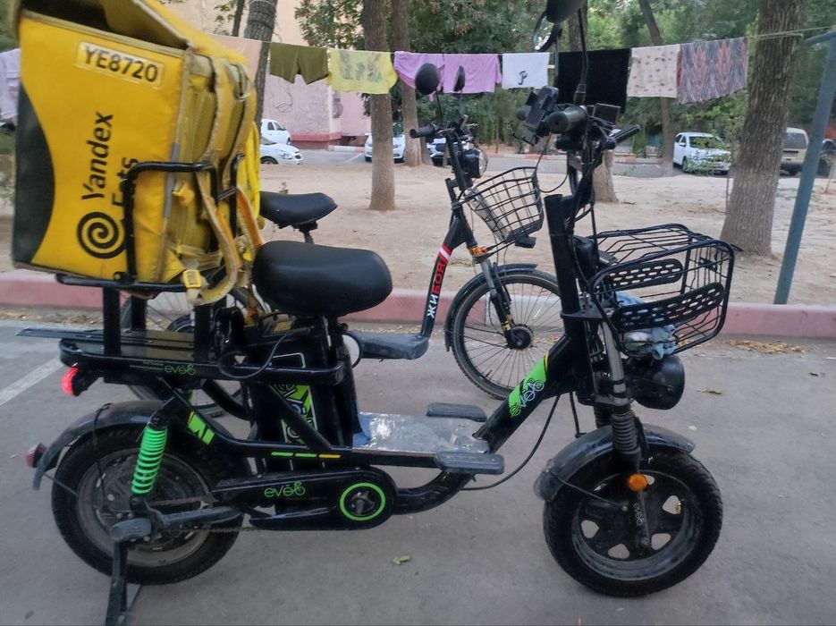 Elektr velosiped 2ta batareya bilan, plus Kaska bor, kompyuterga obmen