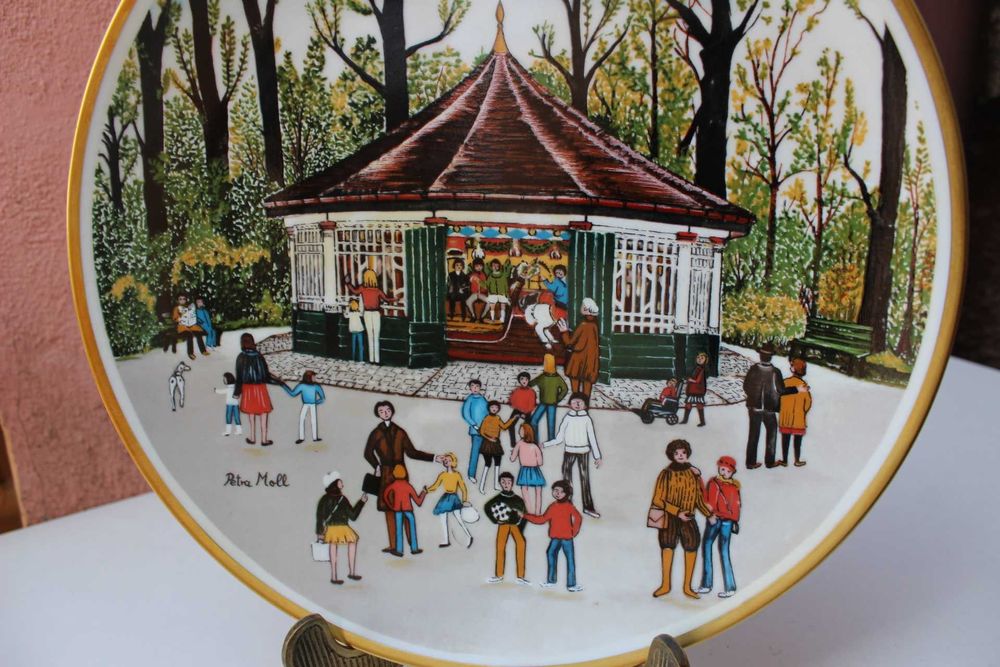 Set 2 farfurii anotimpuri HUTSCHENREUTHER Petra Moll, editie limitata