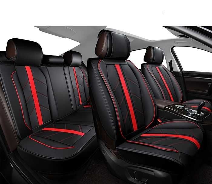 Тапицерия за МПС - 5 БР/К-Т Черно / Червено