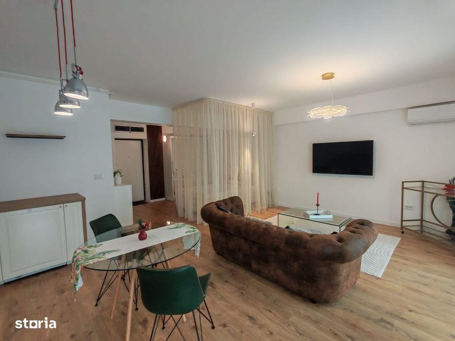 Garsonieră 50 mp | Pipera, rond OMV | Bloc nou | Balcon