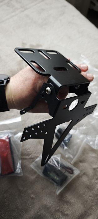 Suport număr moto cu lampa