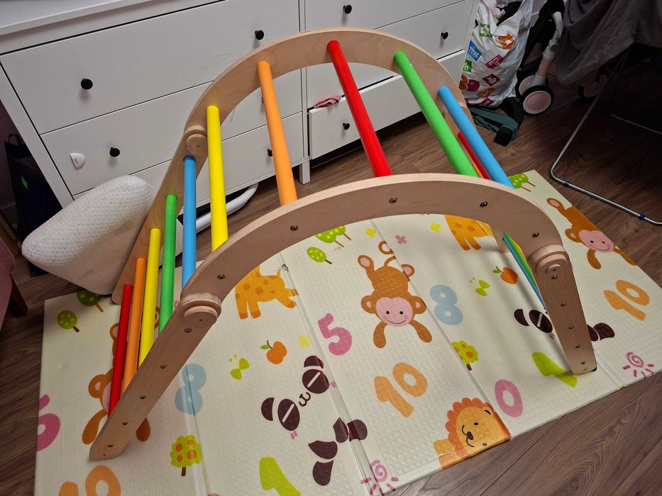 Пиклер Триъгълник 2 модула с Рампа и Арка Wooden Magic