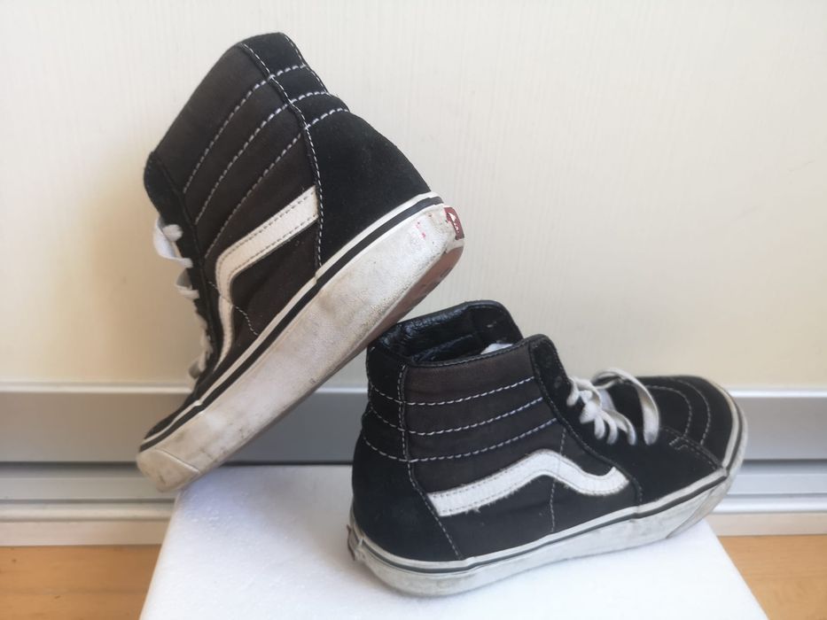 Ghete Vans old school piele întoarsă 36
