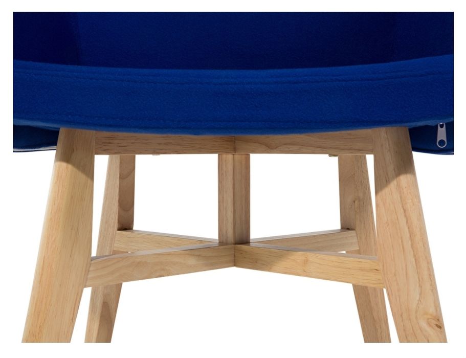 Fotoliu/Scaun tapițat Albastru Inchis