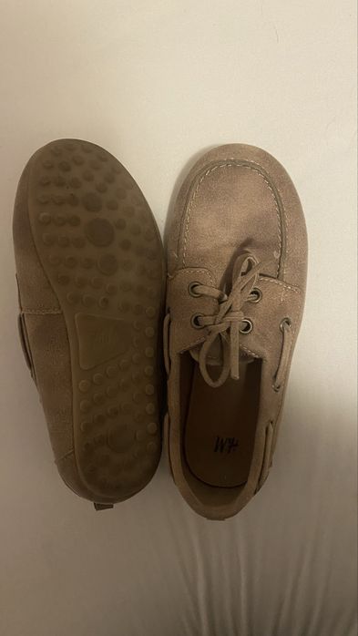 Mocasini bej unisex H&M -30
