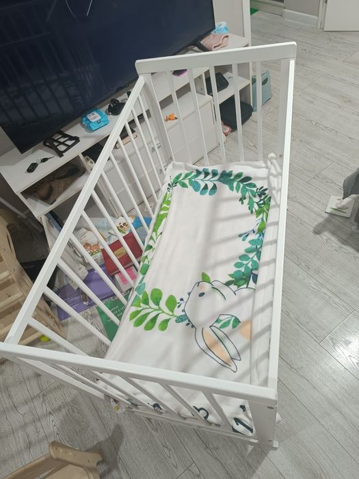 Манеж детский белый