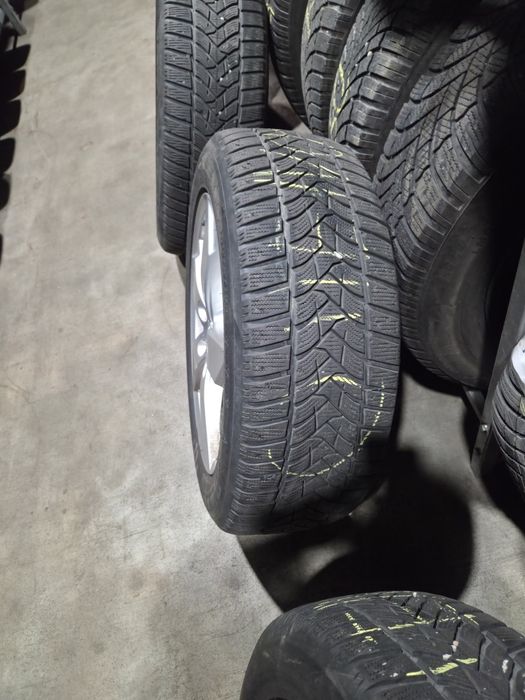 Set 4 jante aliaj RIAL Kodiak R17 5x112 cu anvelope