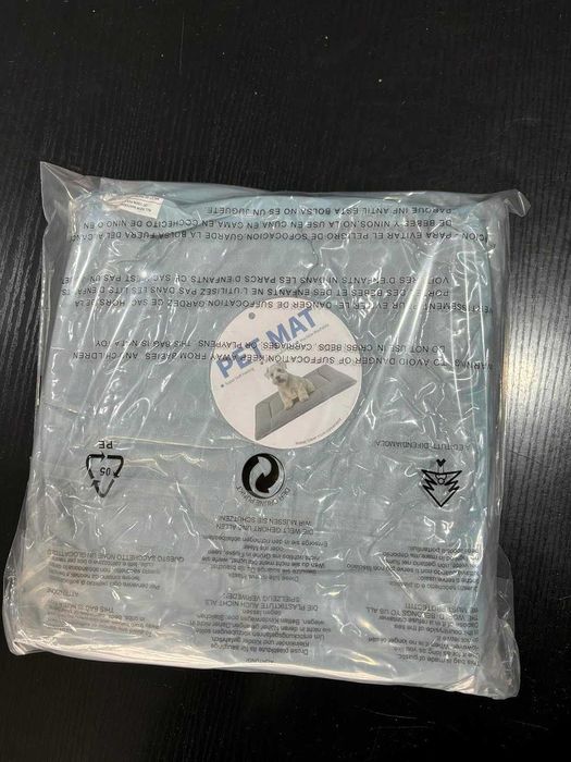 BVAGSS Мека постелка за легла за кучета, миеща се, 76x50 см, синьо