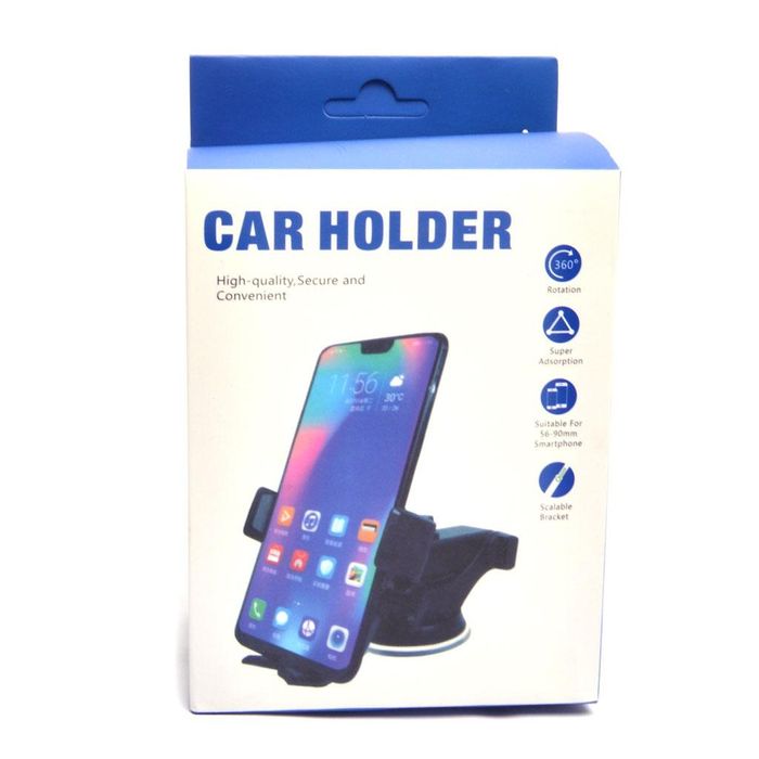 Поставка за телефон за автомобил черна удобна аксесоар за автомобил