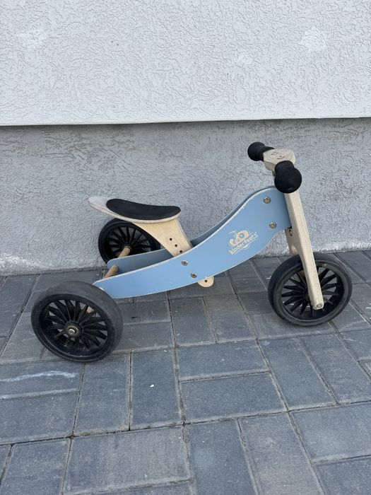 Bicicleta 2 in 1 Kinderfeets lemn