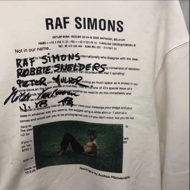 Худи Raf Simons Archive