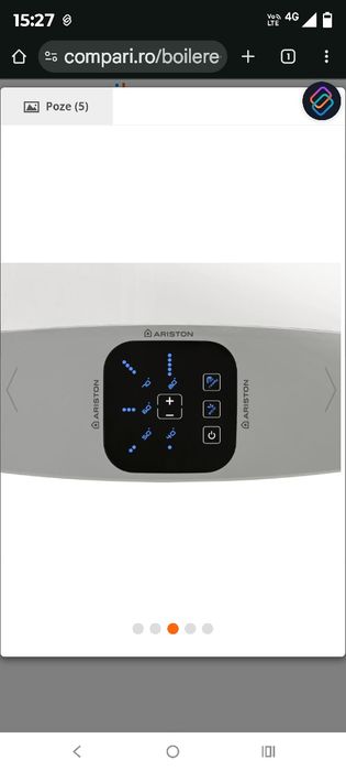 Boiler electric slim Ariston 80L