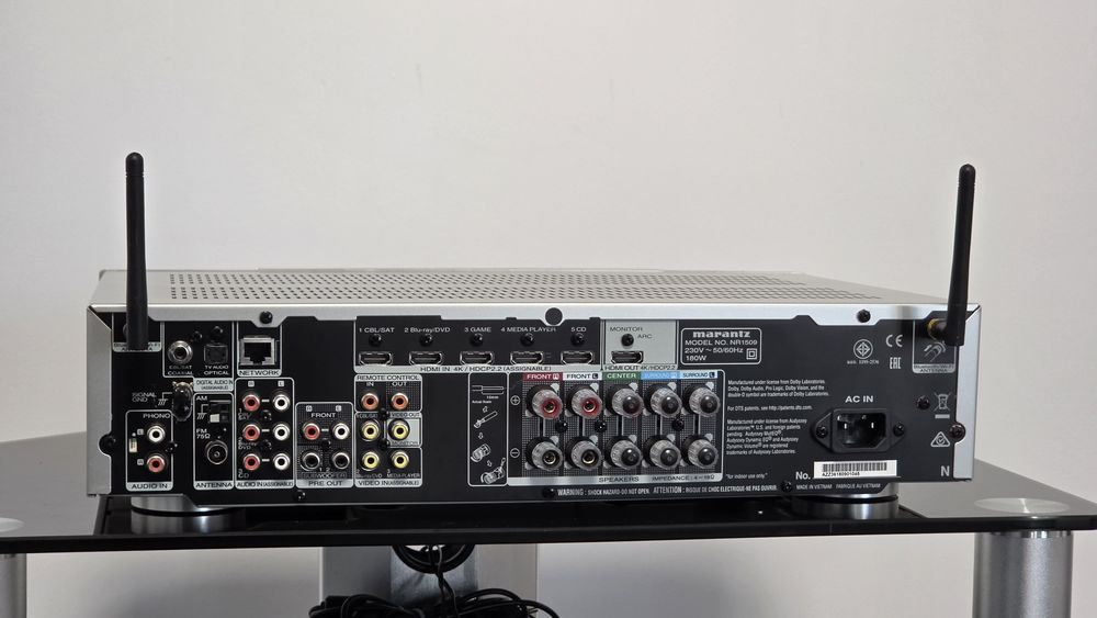 Receiver 5.2 Marantz NR1509 5 x 85 W  Wi-Fi Amazon Alexa voice command