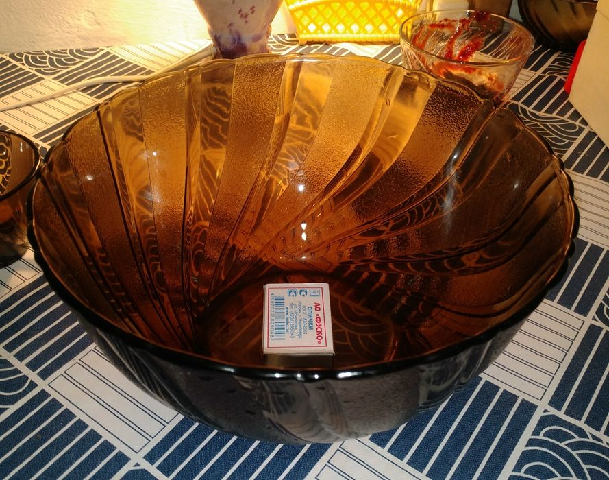 Большая чашка стекло