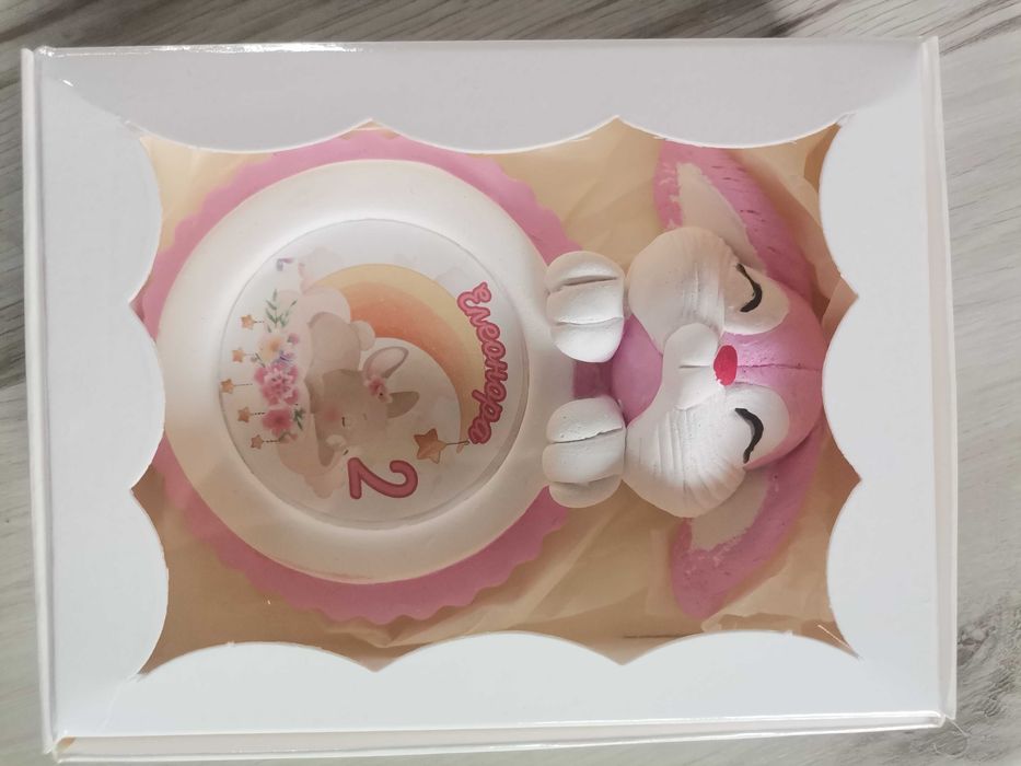 Гипсова фигурка - Зайче