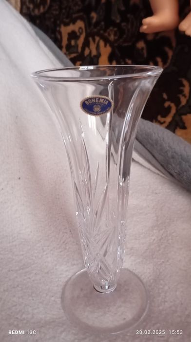 Vaza cristal Bohemia
