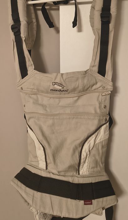 manduca first pure cotton beige