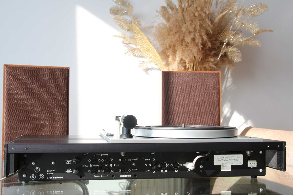 Luxor Dirigent 7000, 2 X 35 Wati cu radio si pick-up 4221, Suedia 1974