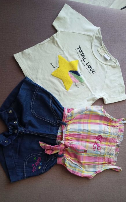 Рокля комплект боди тренч дънки 86 см H&M,George,Koton,Zara,Garanimals