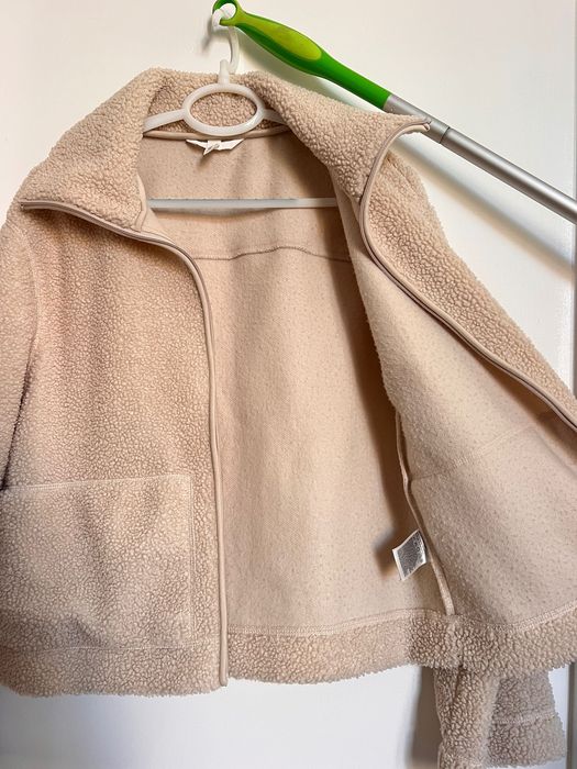 Geacă fleece teddy crem / bej