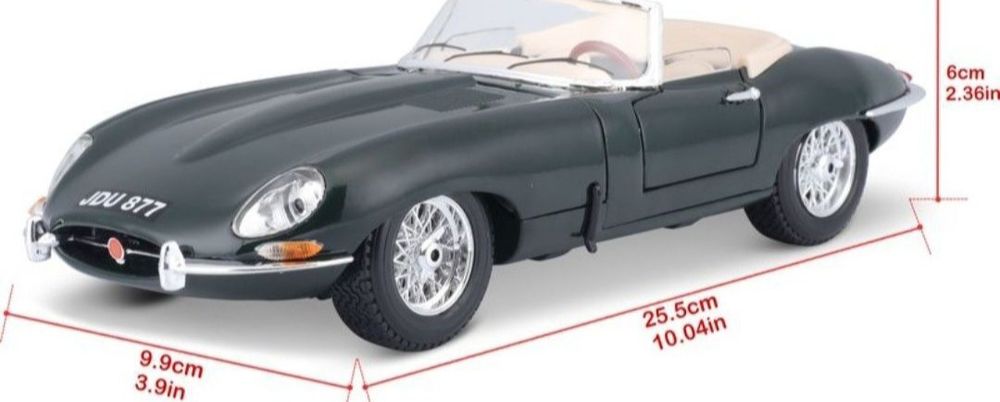 Jaguar E Cabriolet 1961
Scara 1:18
Bburago