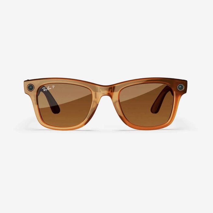 New Ray Ban Meta Wayfarer Brown