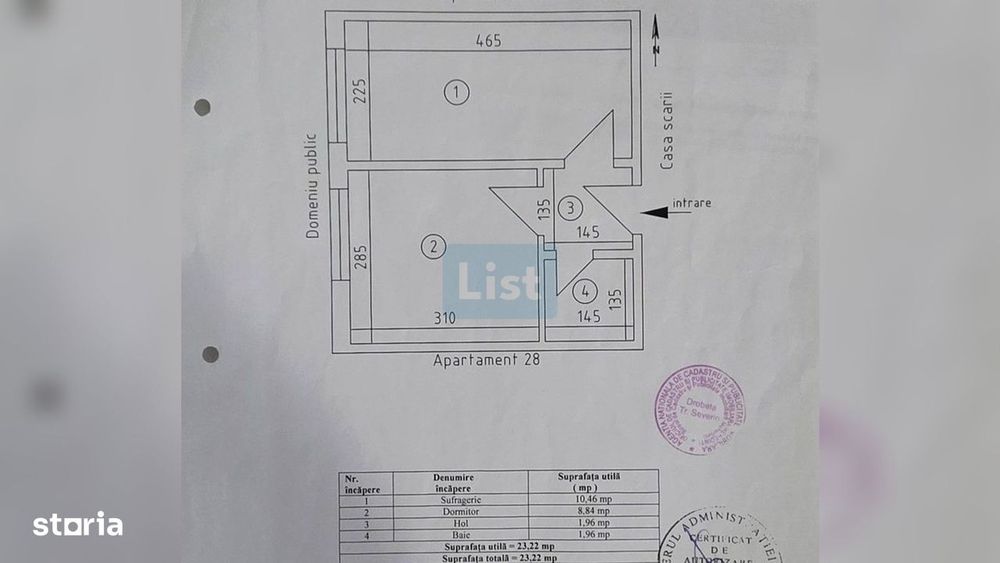 Garsoniera, 29.000 €, Etaj 2