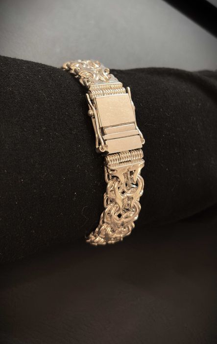 Seturi Argint 925 Masiv Handmade Byzantine Lant Bratara